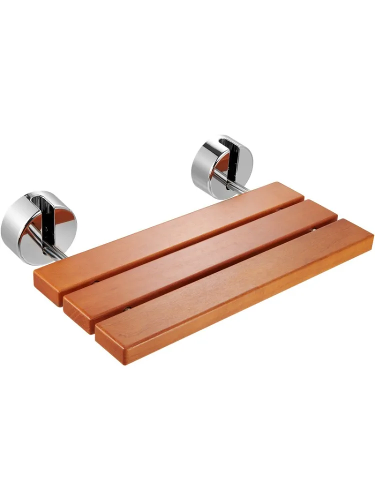 Folding Teak Shower Seat, Expanded Dimensions 20.1