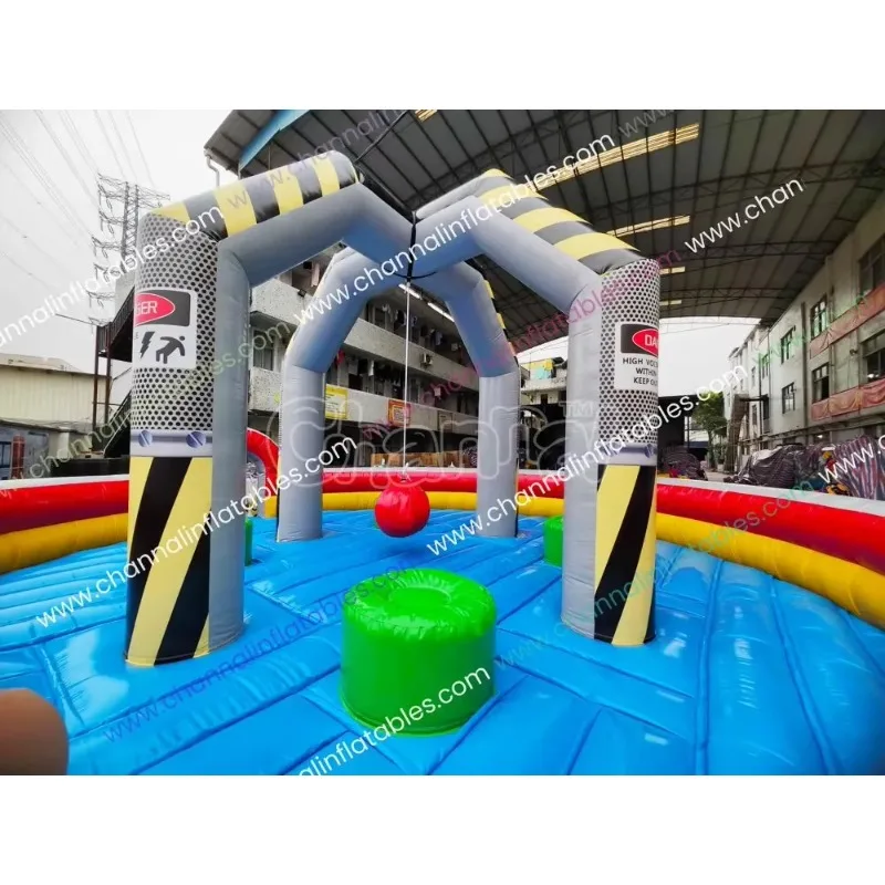 Newly Upgraded Interactive Games Arena Inflatable Wrecking Ball Large Toys PVC Sports Game Equipment