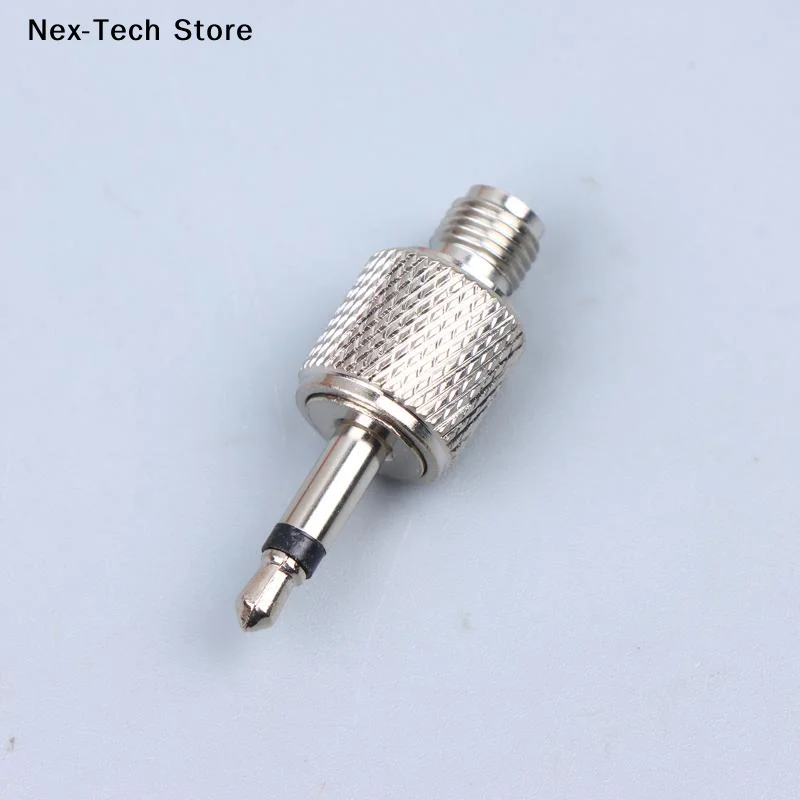 [NT]1/3PCS Silver SMA Female To 3.5mm Mono Headphone Audio Radio Test Adapter Connector SMA To 3.5mm Adapter[NT] view 5