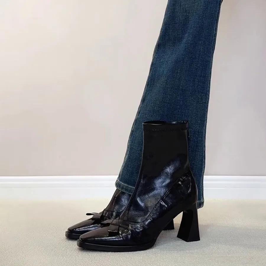 short-boots-2026-retro-bow-high-heels-square-toe-temperament-thick-heel-short-boots-for-women