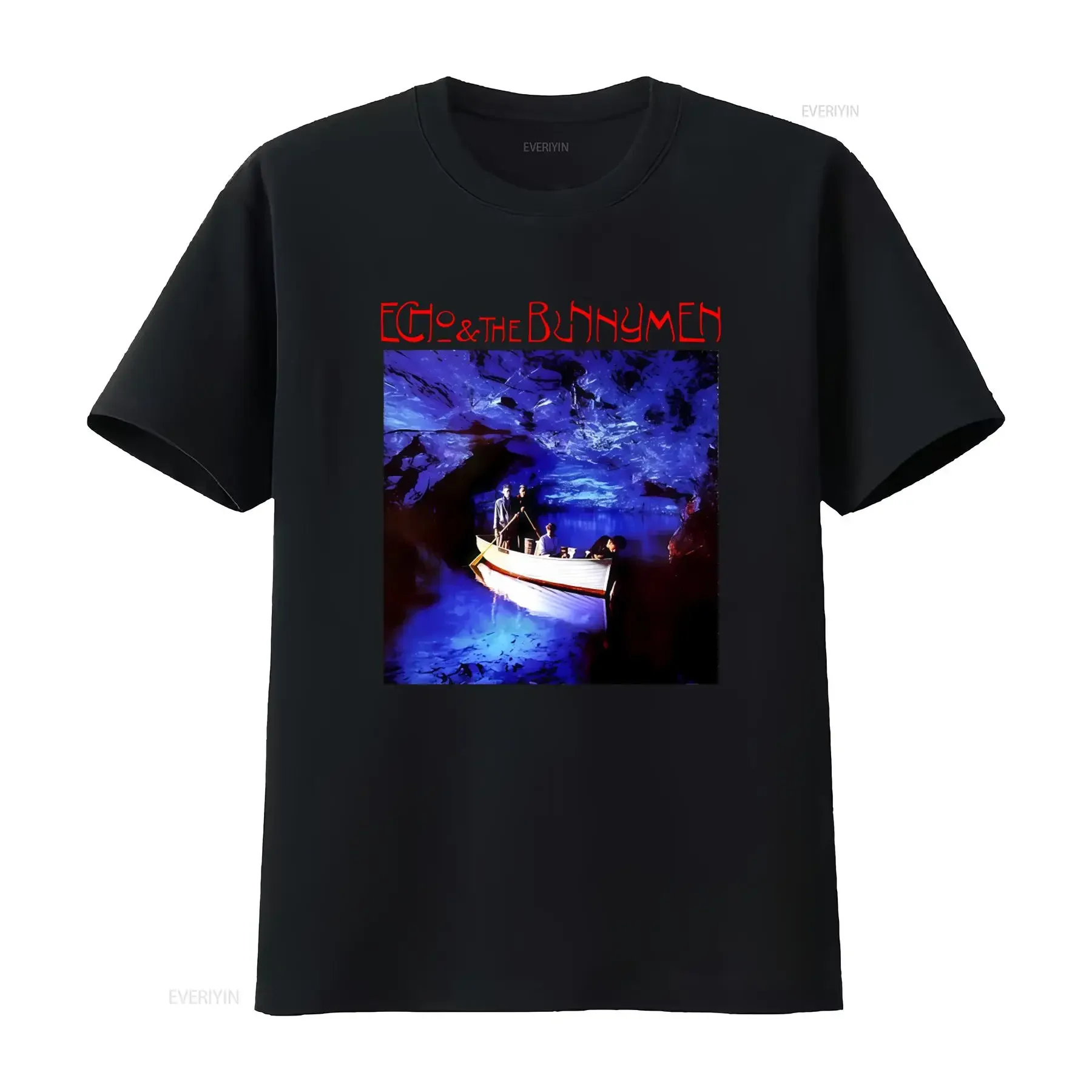 New Design Echo and the Bunnymen Ocean Rain Classic T Shirt for Available in S to 5XL vintage Washed Unisex graphic Slightly