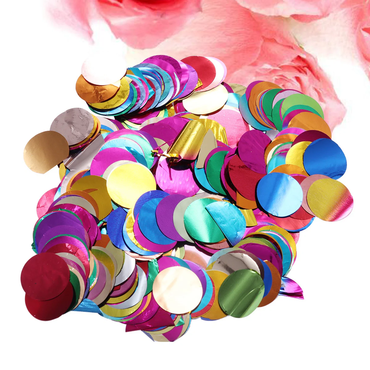 1 Pack Romantic Paper Confetti Round Cuttings Paper Cuttings Table Throwing Confetti for Wedding Party - 15mm