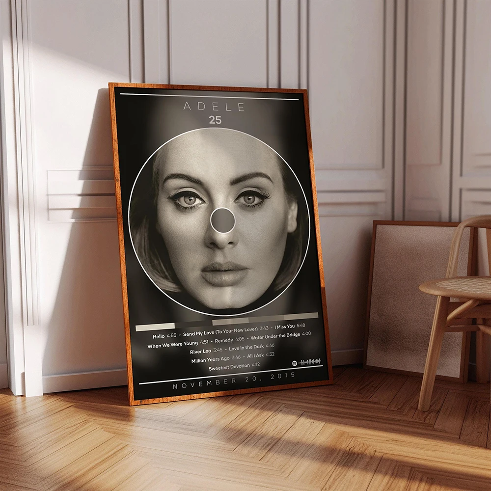 Adele Singer Poster Canvas Prints Wall Art Painting Pictures Living Room Home Decoration Gift