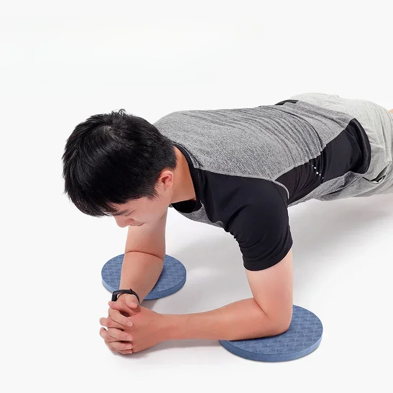 

2Pcs Portable Yoga Knee And Elbow Pads Circular Kneeling Mat Yoga Push Up Mats Home Fitness Sports Protection Anti Slip Mat Disc