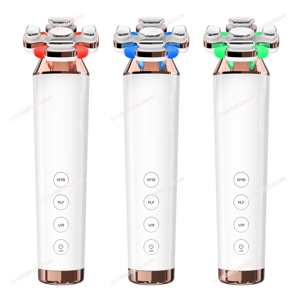 Beauty Vibration Red Led Light Collagen Booster Radio Frequency Care Fine Lines Reduce Home Rf Beauty Device