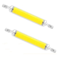 High Power LED R7S COB Glass Tube 78mm 118mm J78 J118 COB Light Bulb AC 110V 220V Home Replace Halogen Lamp