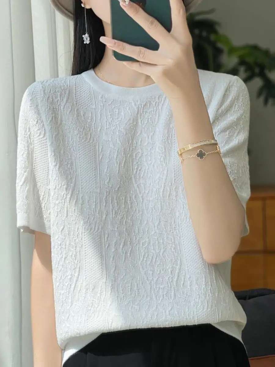 conjunto-de-duas-pecas-de-verao-camiseta-feminina-de-manga-curta-em-malha-de-seda-gelada-gola-redonda-efeito-emagrecedor