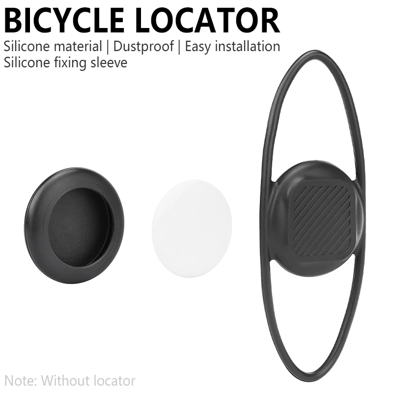 AliExpress NONE ATWEINA AirTag Silicone Protective Case Waterproof Anti-Lost Holder with Strap for Bicycle Backpack Pet Eco-Friendly Soft Cover