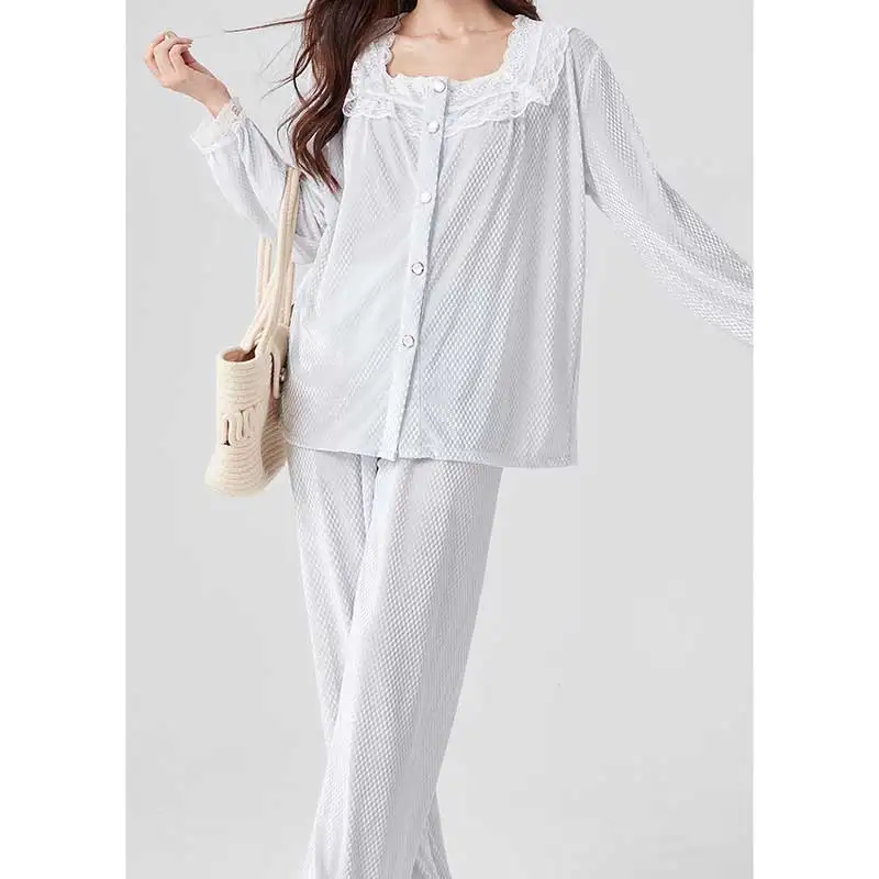 

Pajama Sets Emo Women Loosen Fit Polyester Pyjamas Short Sleeve Round Neck Shorts Summer Casual Relaxed Comfortable Loose-Fit OL