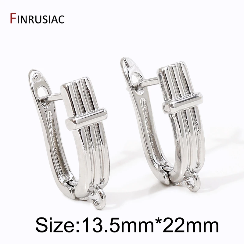 DIY Shvenzy Earwire Hoop Ohrring Haken Zubehör für 18K vergoldetes Messing Mode handgemachte Ohrringe Herstellung Zubehör Erkenntnisse – Detail 20