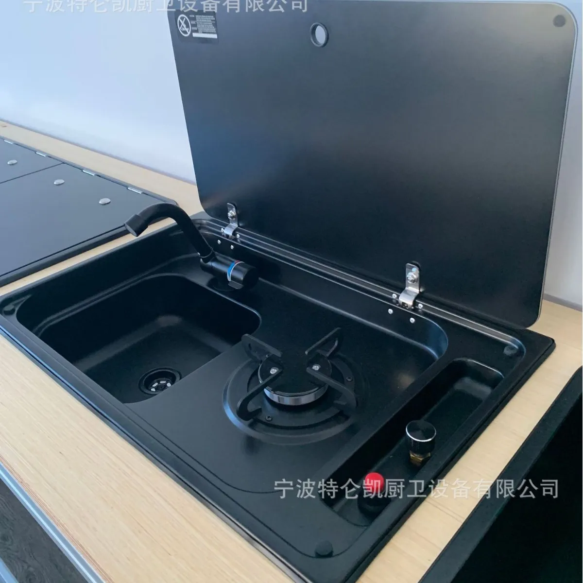 OEM Original RV Sink Stove Combo, Stainless Integrated Cooktop for Yacht, Factory Wholesale