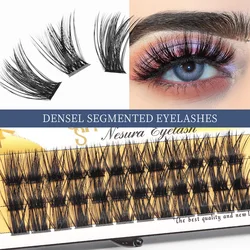 DIY Eyelash Cluster Segmented 50D/60D/80D Flase Lashes Dramatic Natural Lash Bundles Clusters Eyelashes Extension Volume Makeup