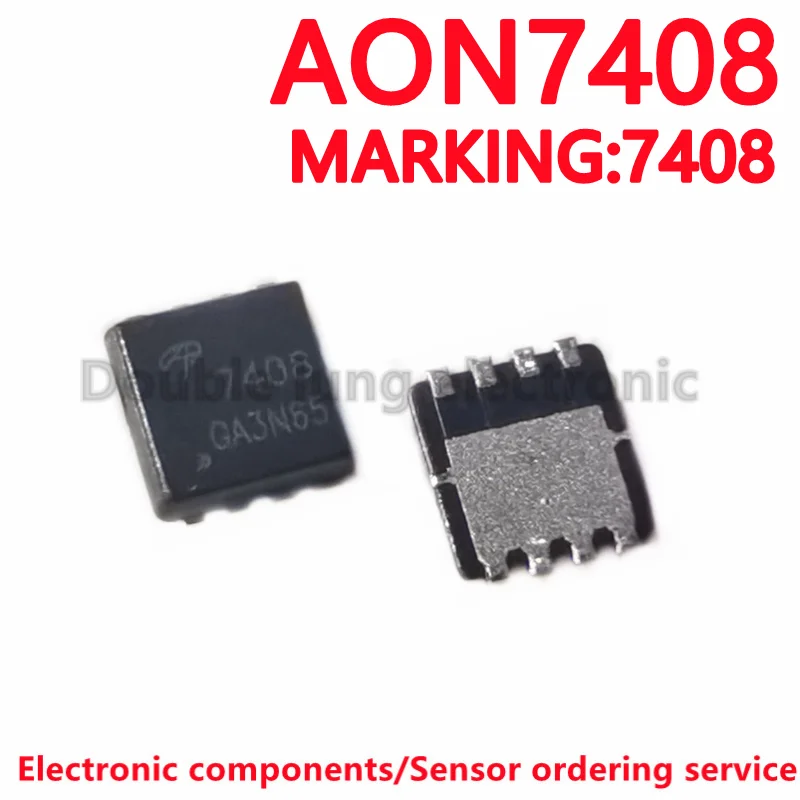 IC Chip AOS AON7410 (package: DFN8 3x3mm), 30V/24A N-channel MOSFET (field effect transistor), new