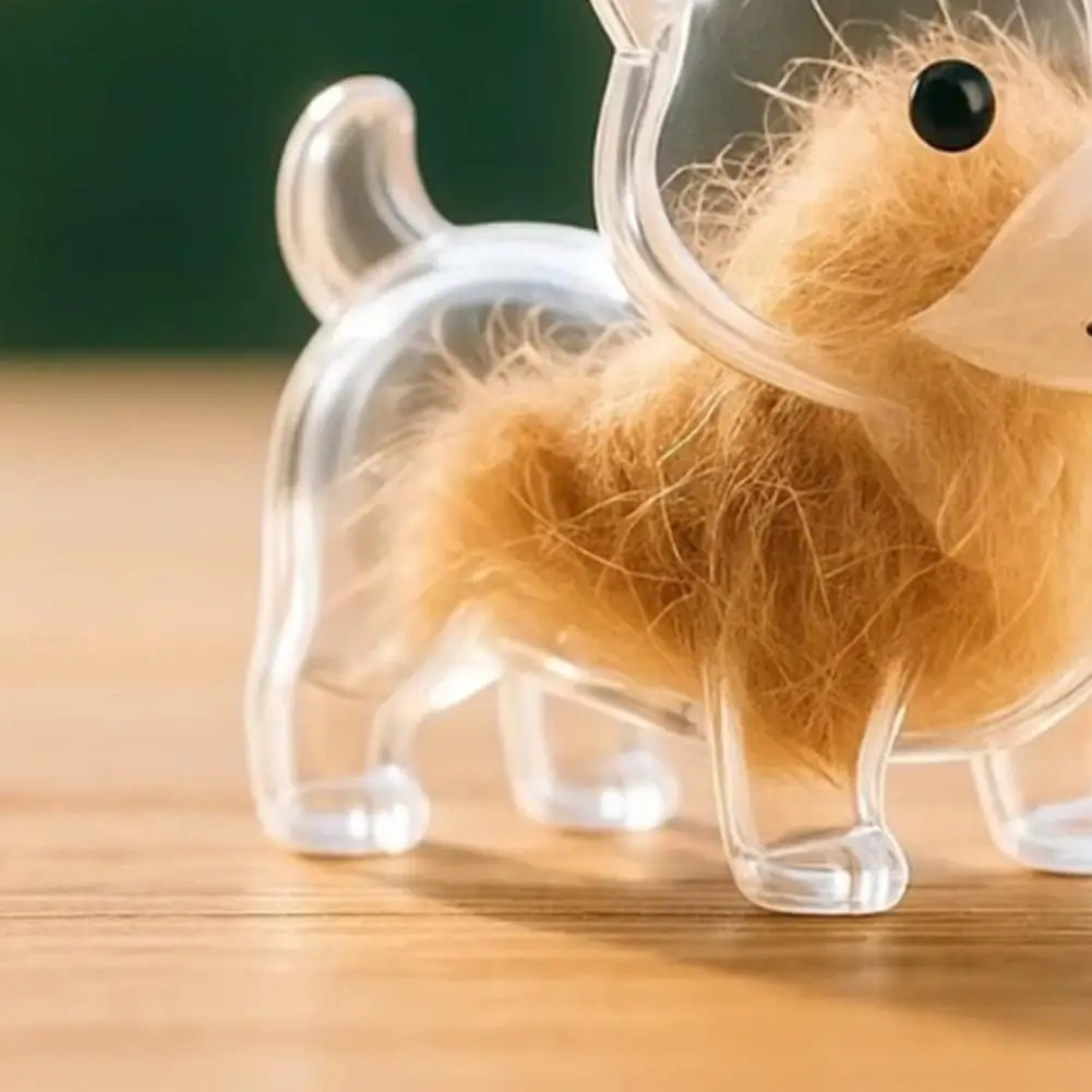 Pet Hair Souvenir Box 2/5pcs Pet Hair Storage Box Keychain Portable Memory Holder Secret Fur Collection Souvenir Unique Pet