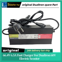 Orighinal 66.4V 6.5A Fast Charger for SPEEDWAY 5 and Dualtron 60V Electric Scooter 100-240V Battery Adapter Accessories