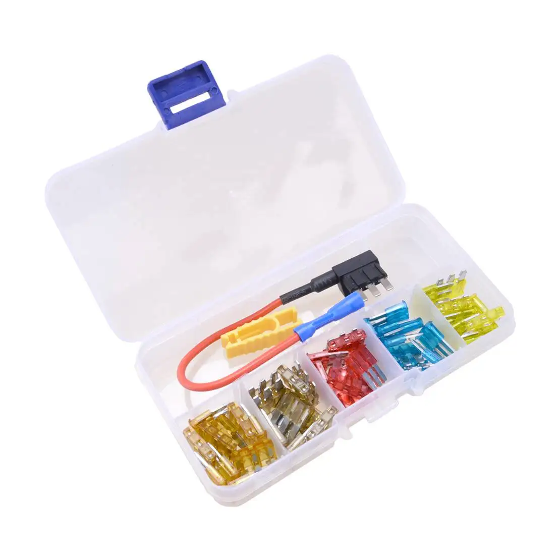 

50x Car Mini Micro Fuse Blade Assortment Kit fit for Ford Focus Mondeo 5A 7.5A 10A 15A 20A