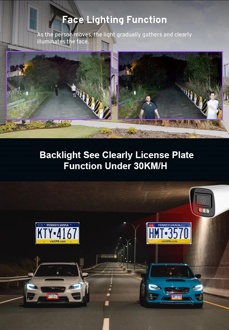 OEM 16ch 16 POE 4K 1 تيرا بايت NVR 8MP كامل اللون للرؤية الليلية CCTV AI كشف الحركة IP الأمن نظام كاميرا مراقبة الفيديو #5