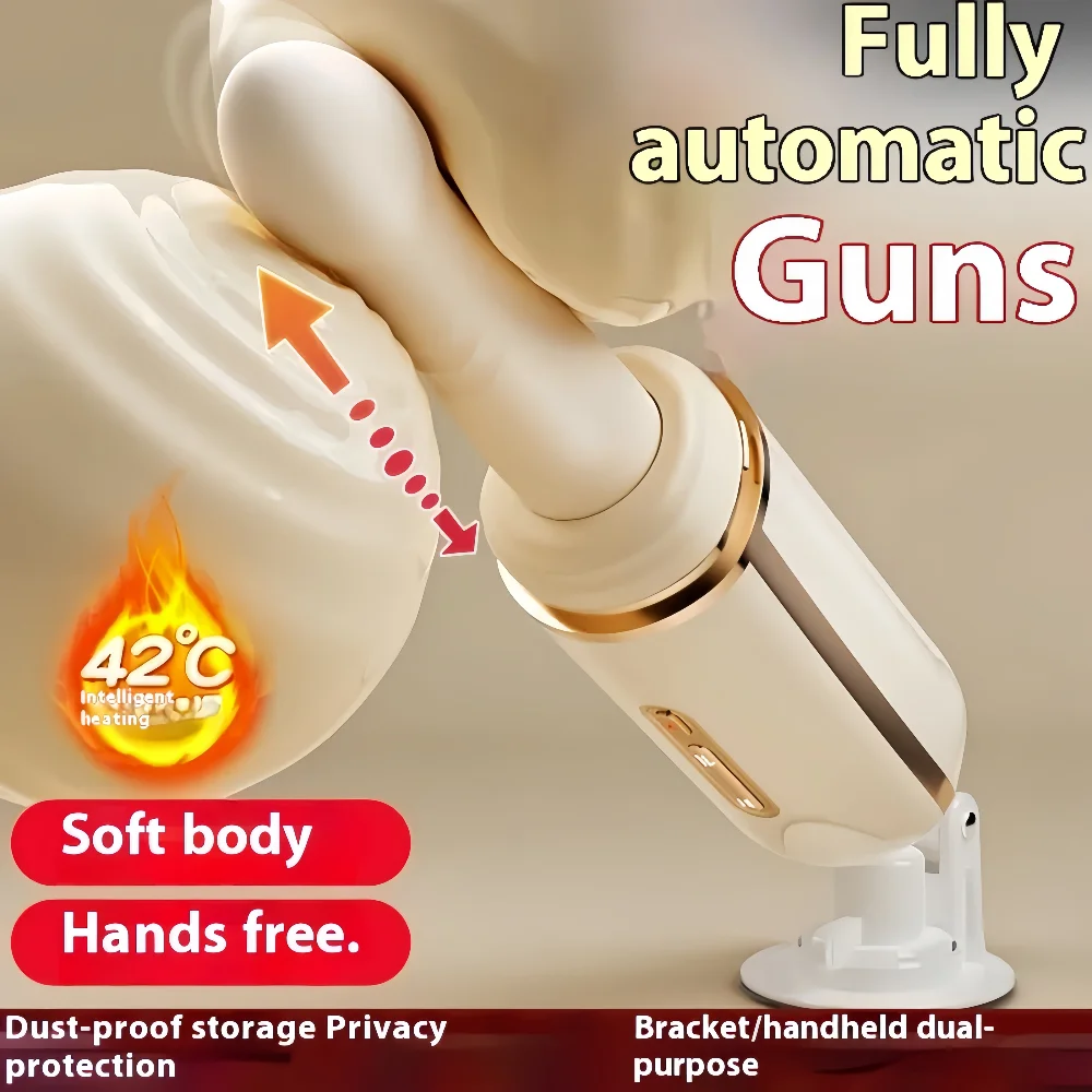 Automatic Thrusting Penis Vibrator With Suction Cup Heated Masturbation Dildo Clitoral G-Spot Stimulator Female Masturbator