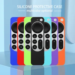 Shock Proof Silicone Protective Case Waterproof Cover Lightweight Anti Slip Rectangle for Apple TV 4K Siri Remote Control Shell