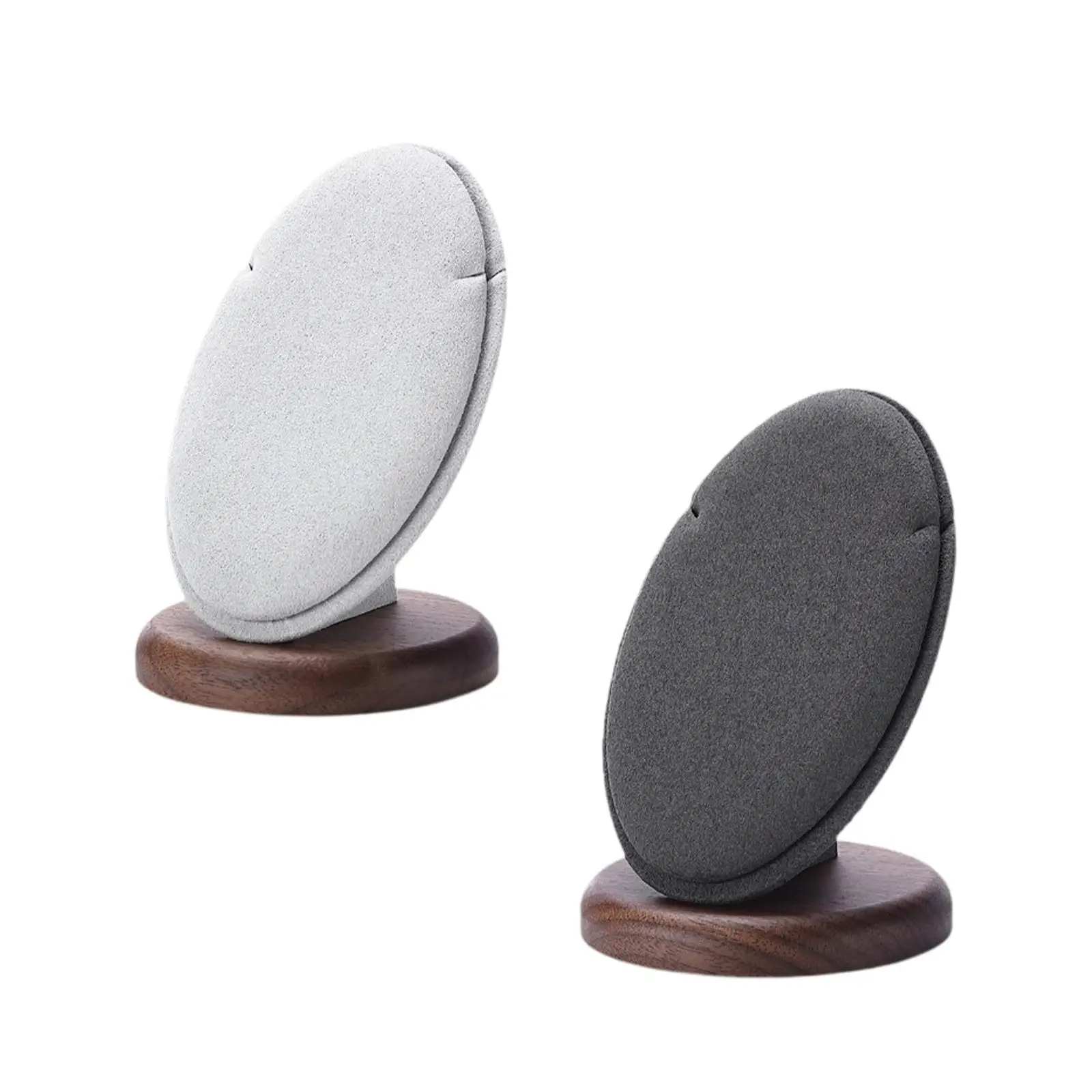 

Necklace Display Stand with Wooden Base for Business Trade Shows Shelves