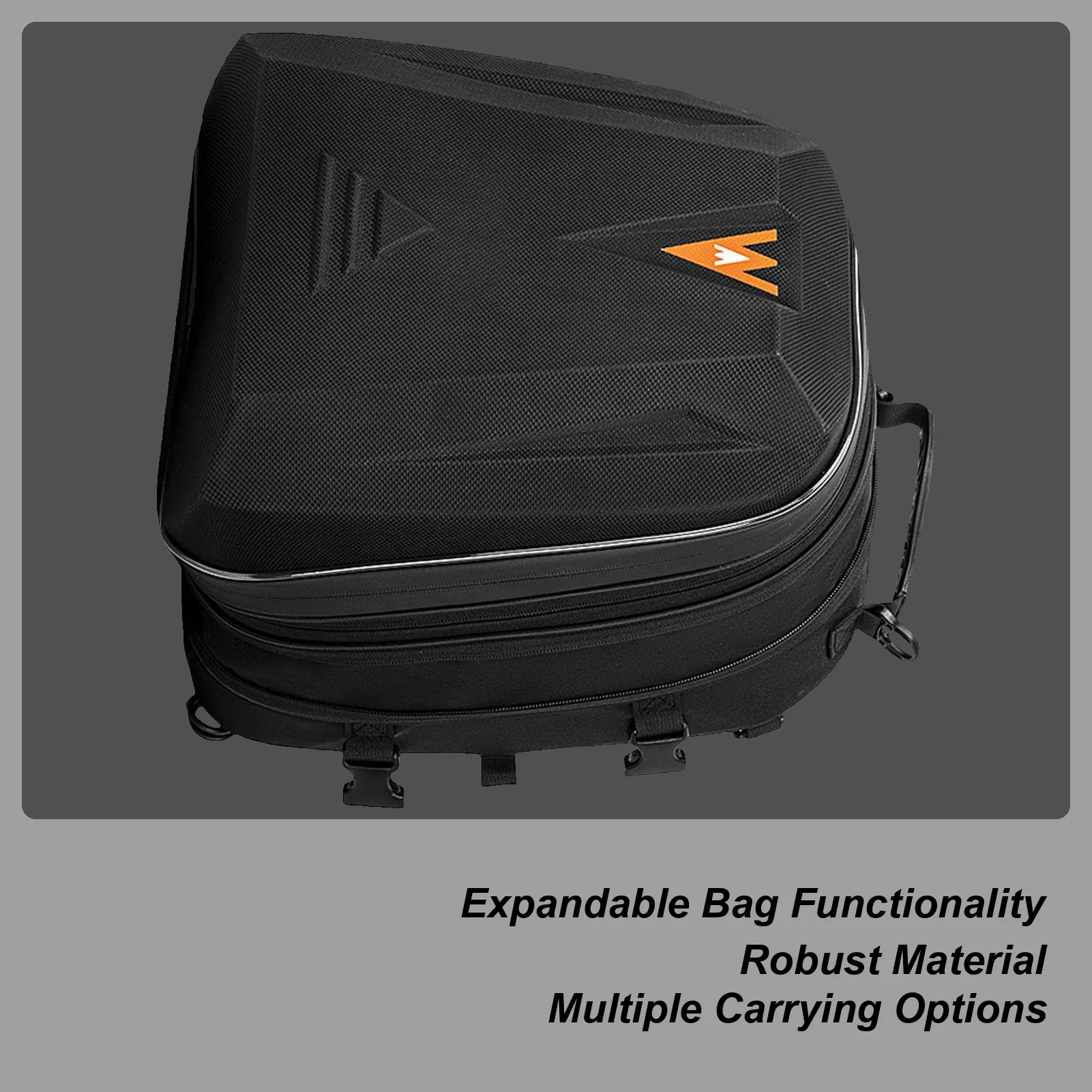 

Motorcycle Bags For Back Seat 20L-28L Expandable Hard Shell Backpack Waterproof Motorcycle Helmet Bag For Motorbike Scooter Dirt