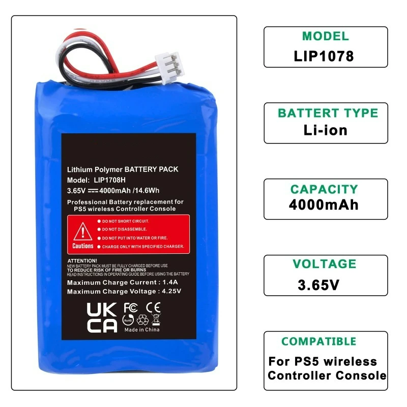 PS5 Wireless Controller Battery LIP1078
