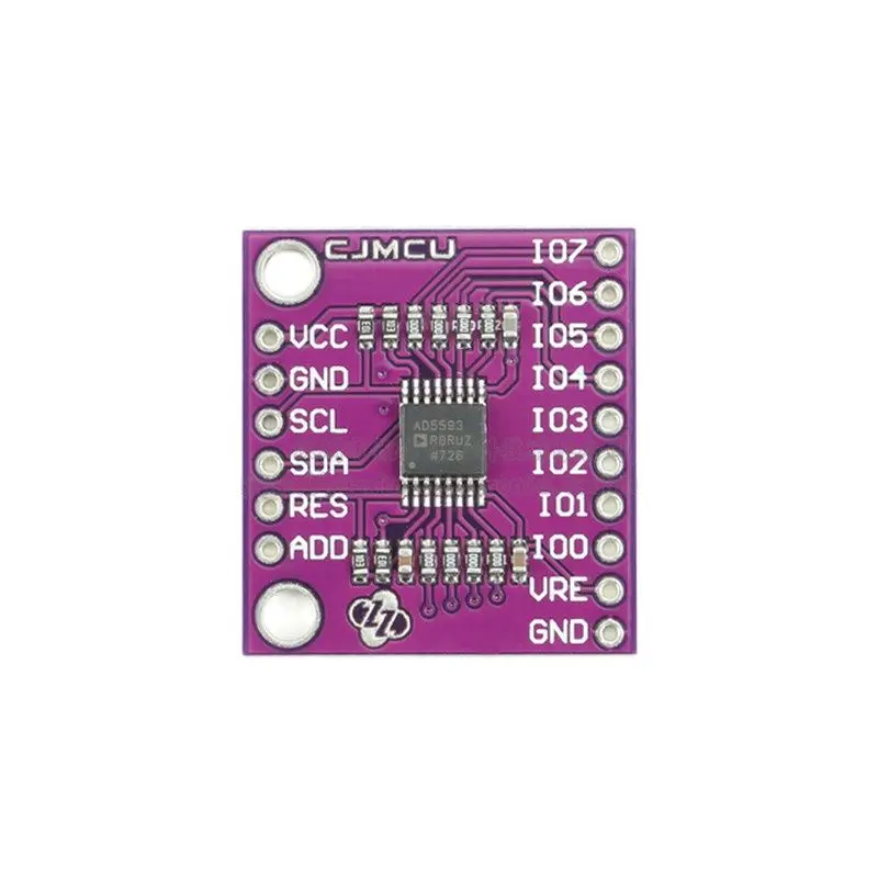 AD5593 converter ADC/DAC configurable 12-bit analog-to-digital converter 8 channels