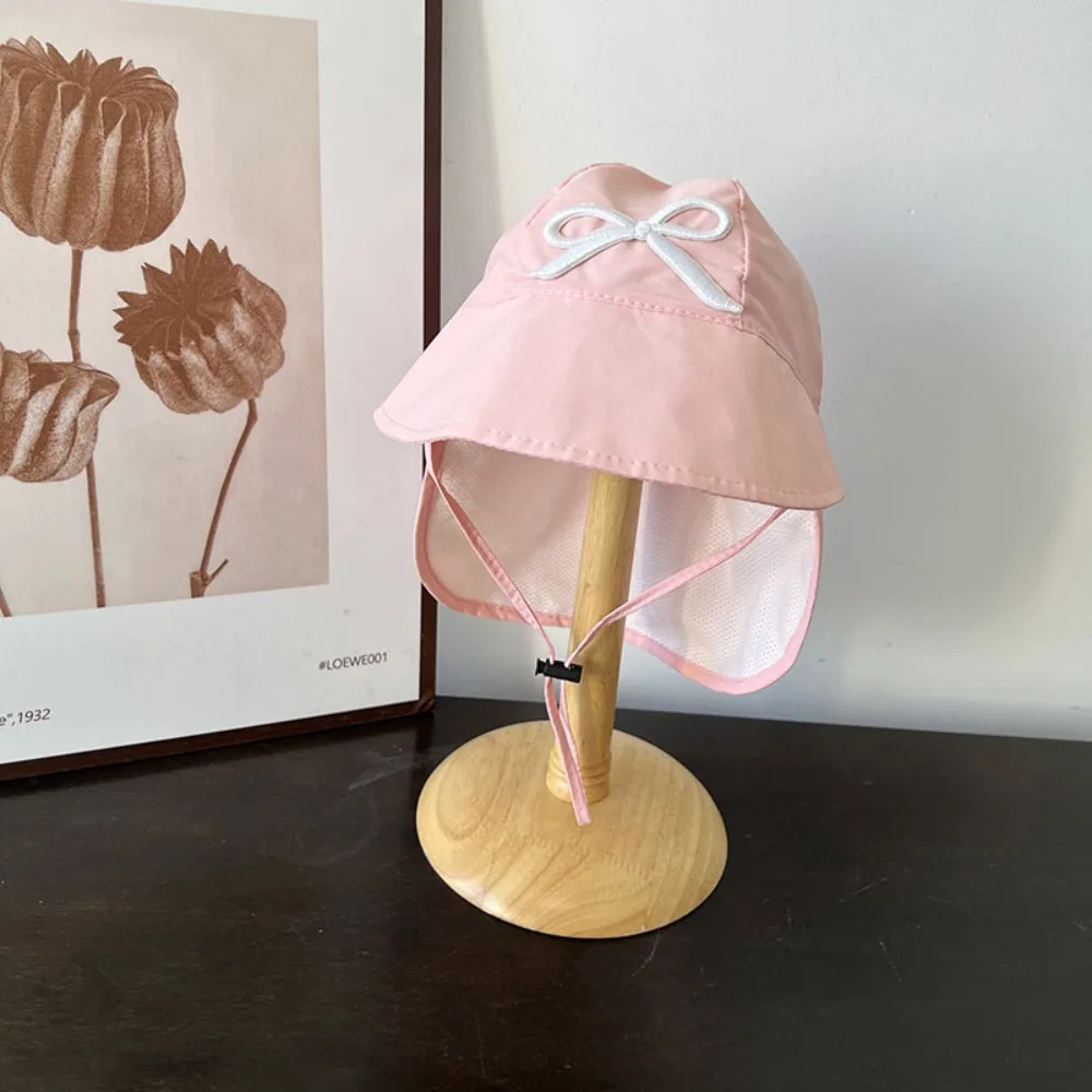 

Sweet Kids Shawl Sun Hat Breathable Quick Dry Baby Sun Protection Hat Sunscreen Fresh Color Children Fishmen Hat Spring Summer