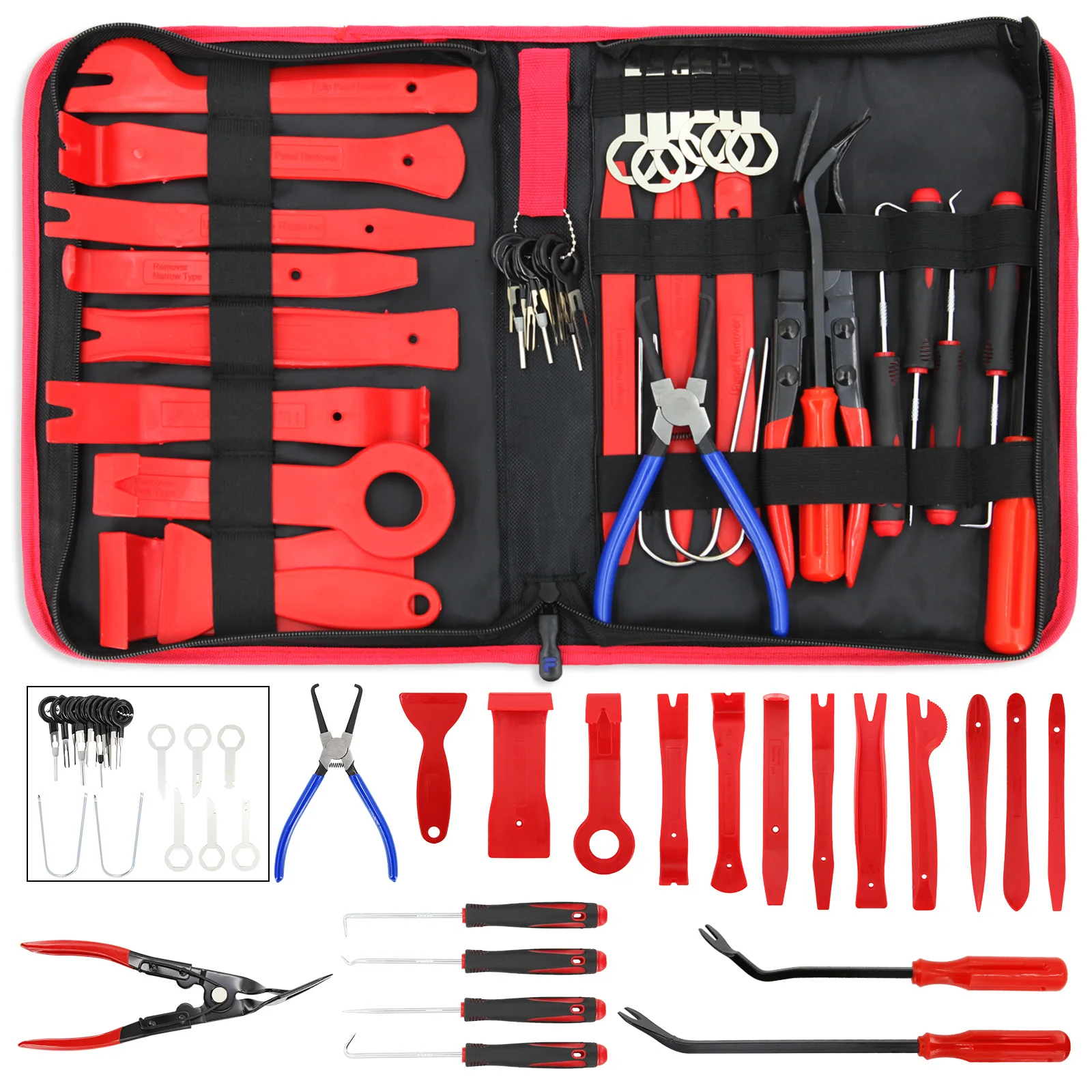 Car Pry Disassembly Tool Set Hand Tool Kit Car Repair Tool DVD Stereo Refit Kits Plastic Trim Panel Dashboard Removal Tool