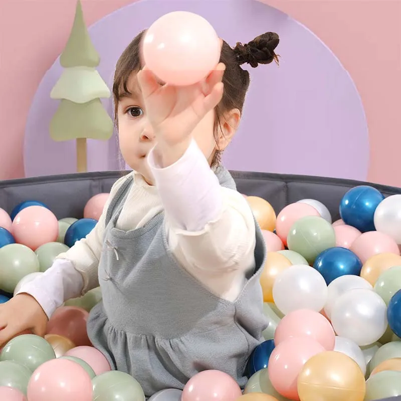 Piscina de pelotas para bebés de interior, piscina de pelotas portátil para bebés, juguetes para niñas, pelotas de baño, piscina de pelotas plegable para niños, valla de actividades de juego para niños