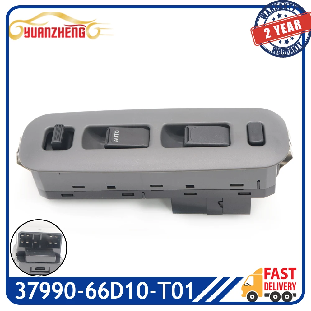 New 37990-66D10-T01 Electric Power Master Window Switch Control Button for Suzuki Grand Vitara XL-7 1999-2006 3799066D10T01