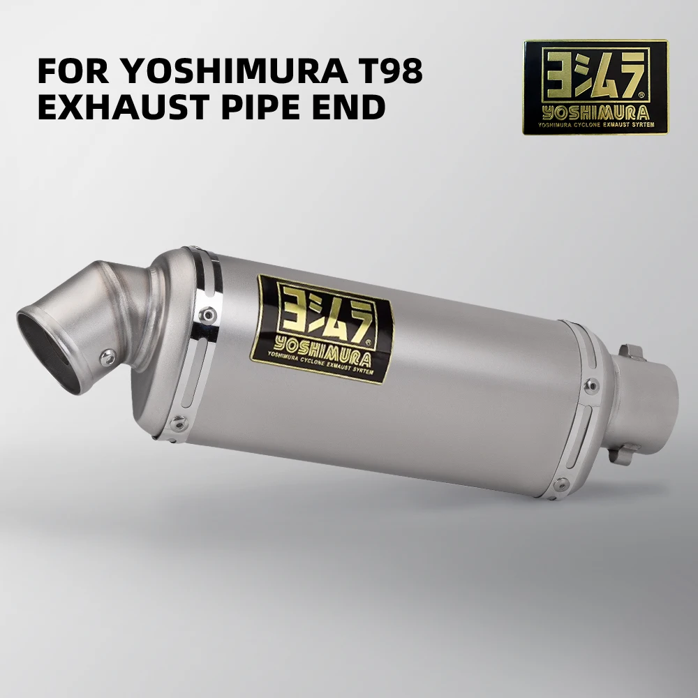 51mm Universal Motorcycle Yoshimura Exhaust Muffler Escape T98 Pipe 100cc-1000cc ATV GP Scooter For fz6 pcx125 cbr1000rr R1 Z400