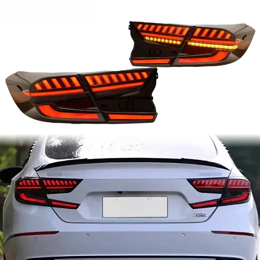 

Accord 10th Gen Taillight 2018-2021 LED Tail Light DRL Sequential Indicator Rear Lamp Plug and Play Assembly