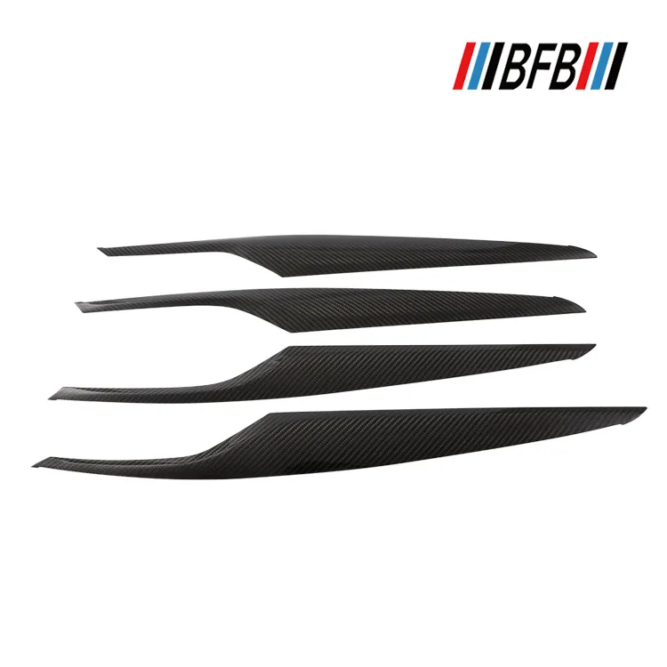 

For BMW 5 Series G30 G38 Real Dry carbon fiber interior dashboard right long trim decorative panel Interior Moulding Accessories