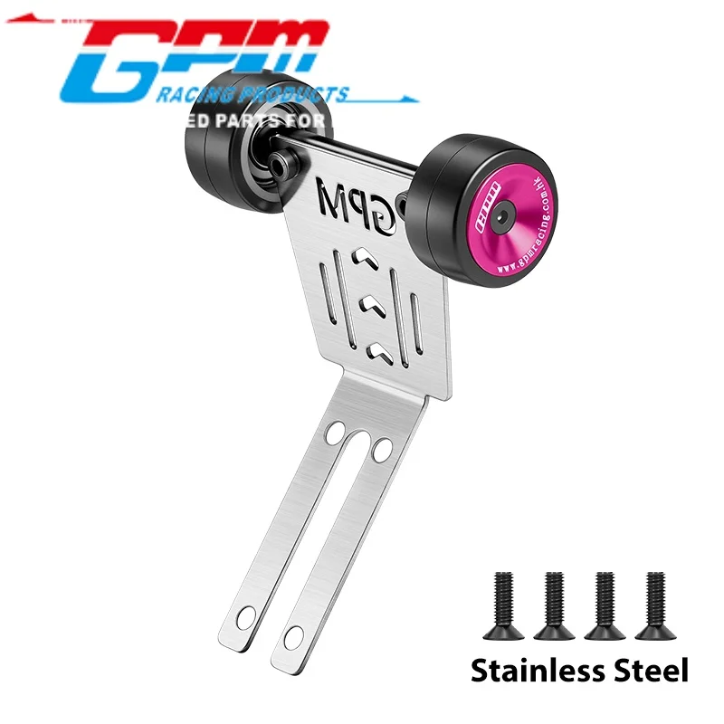

GPM MAKM040R STAINLESS STEEL BEARING WHEELIE BAR THICK 1MM FOR ARRMA 1/16 MINI KRATON 3S RC Upgrade