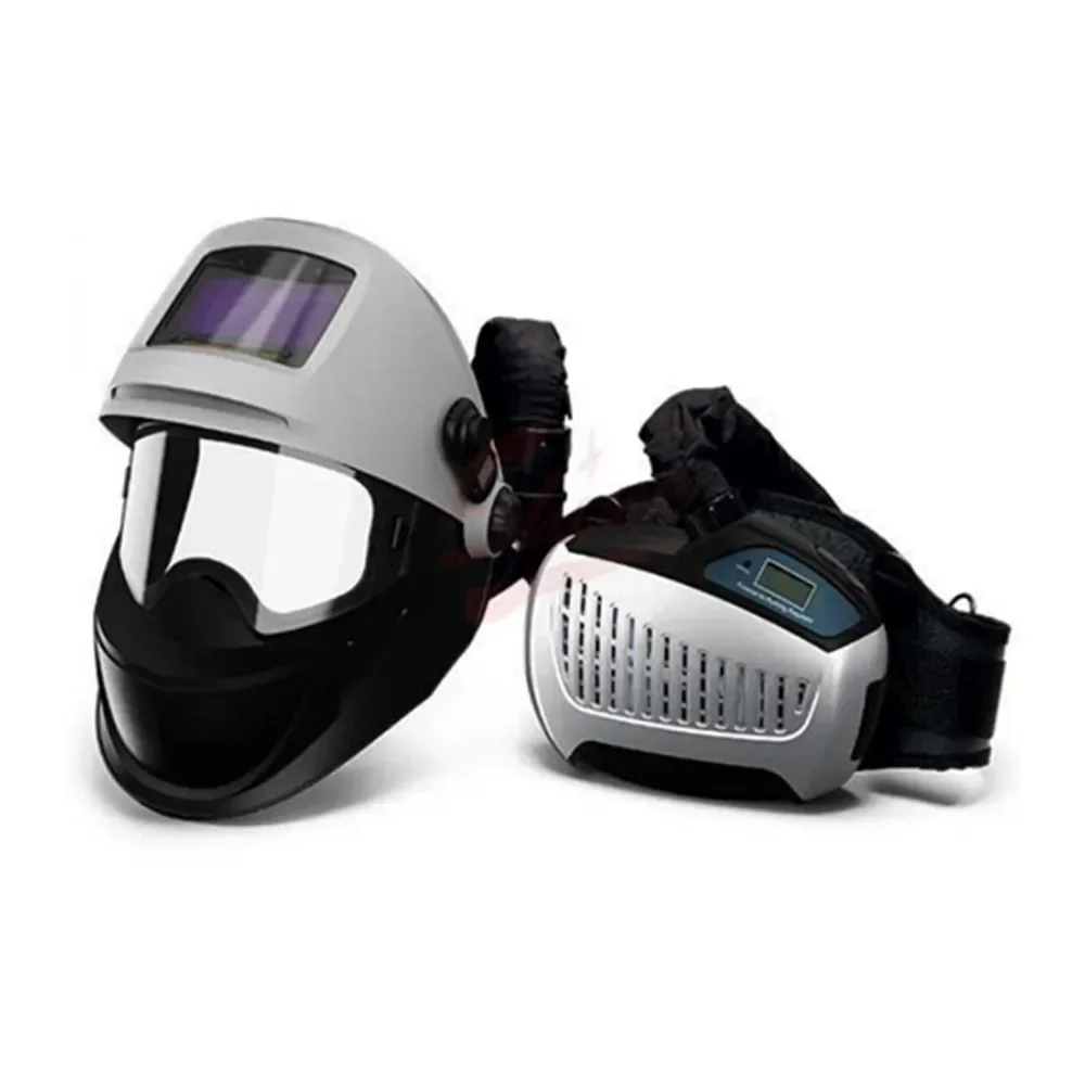 NEW! Flap Window Remote with Bluetooth and OLED Display Filter Welding Helmet with Powered Air Purifying Respirators