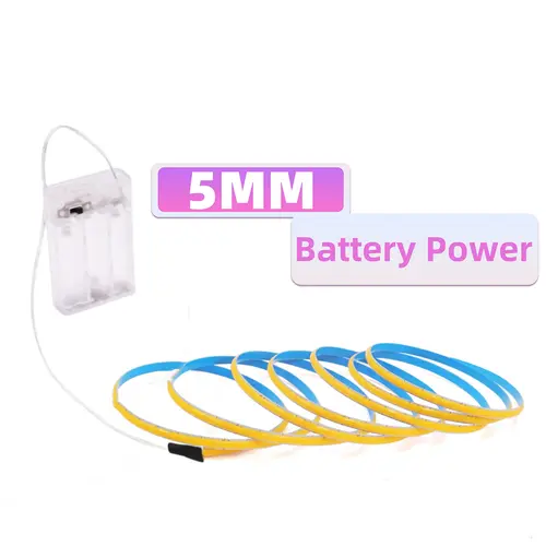 5V 3mm 5mm 8mm COB LED Strip Lights USB Motion Sensor Battery Powered 320LEDs/M Flexible Tape Cabinet Kitchen Night Light Decor - Image 14