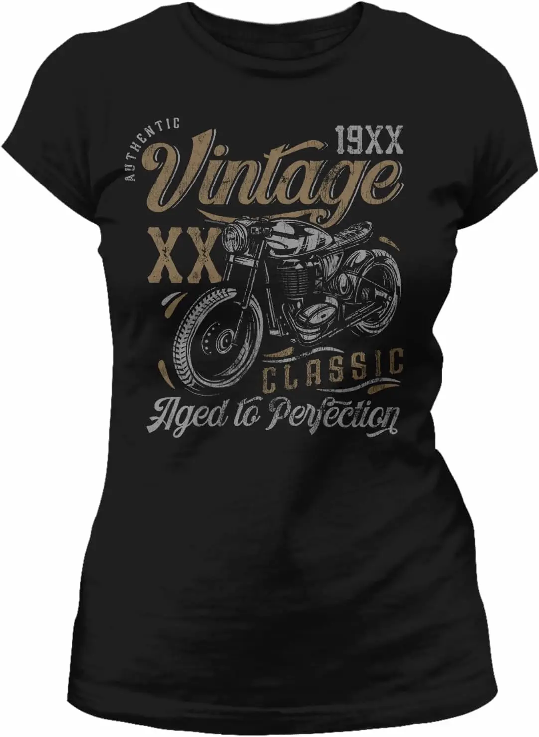 1970 Birthday Shirt for Women - Authentic Vintage 1970 Classic Aged to Perfection - 54th Birthday Gift - Motorcycle