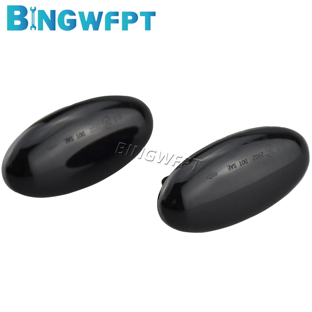 Pair For Mazda 3 (BK) 2003 2004 2005 2006 2007 2008 2009 LED Dynamic Turn Signal Side Marker Light Sequential Blinker Light