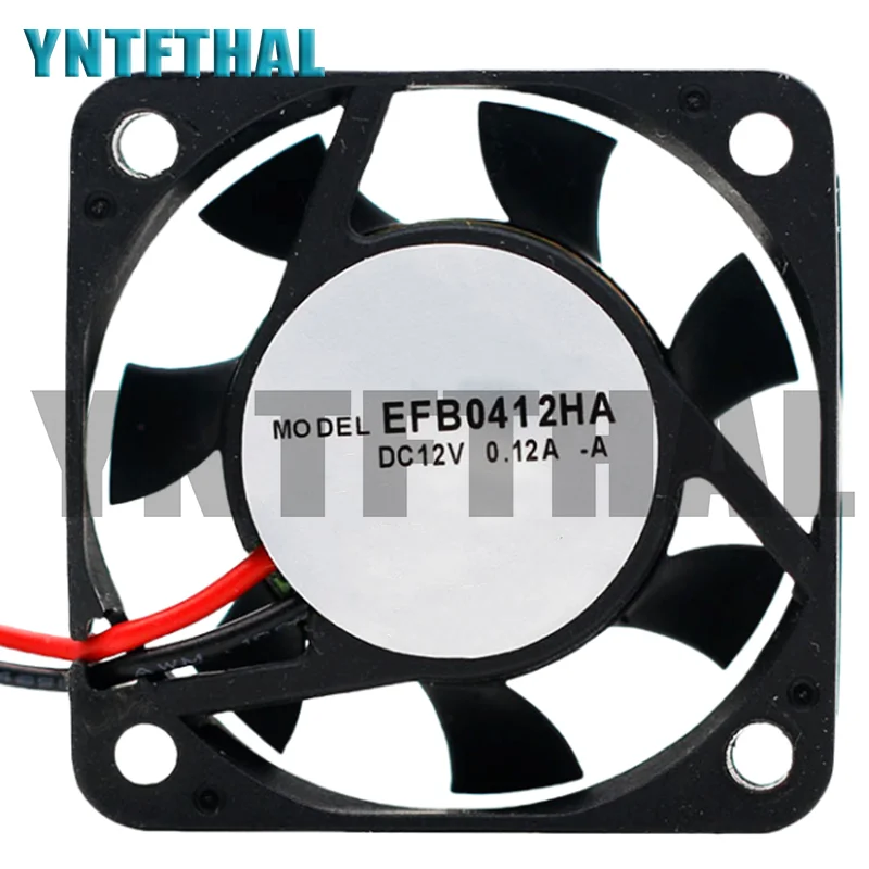 EFB0412HA  4010 12V 0.12A 4CM 40X40X10MM 2 Wires  CPU  New Cooling Fan