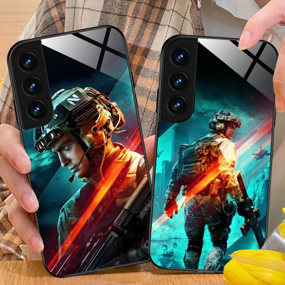 

Game Battlefield Phone Case for Samsung Galaxy S26 S25 S24 S23 S22 S21 S20 Note20 Plus FE Ultra Glass Protective Cover