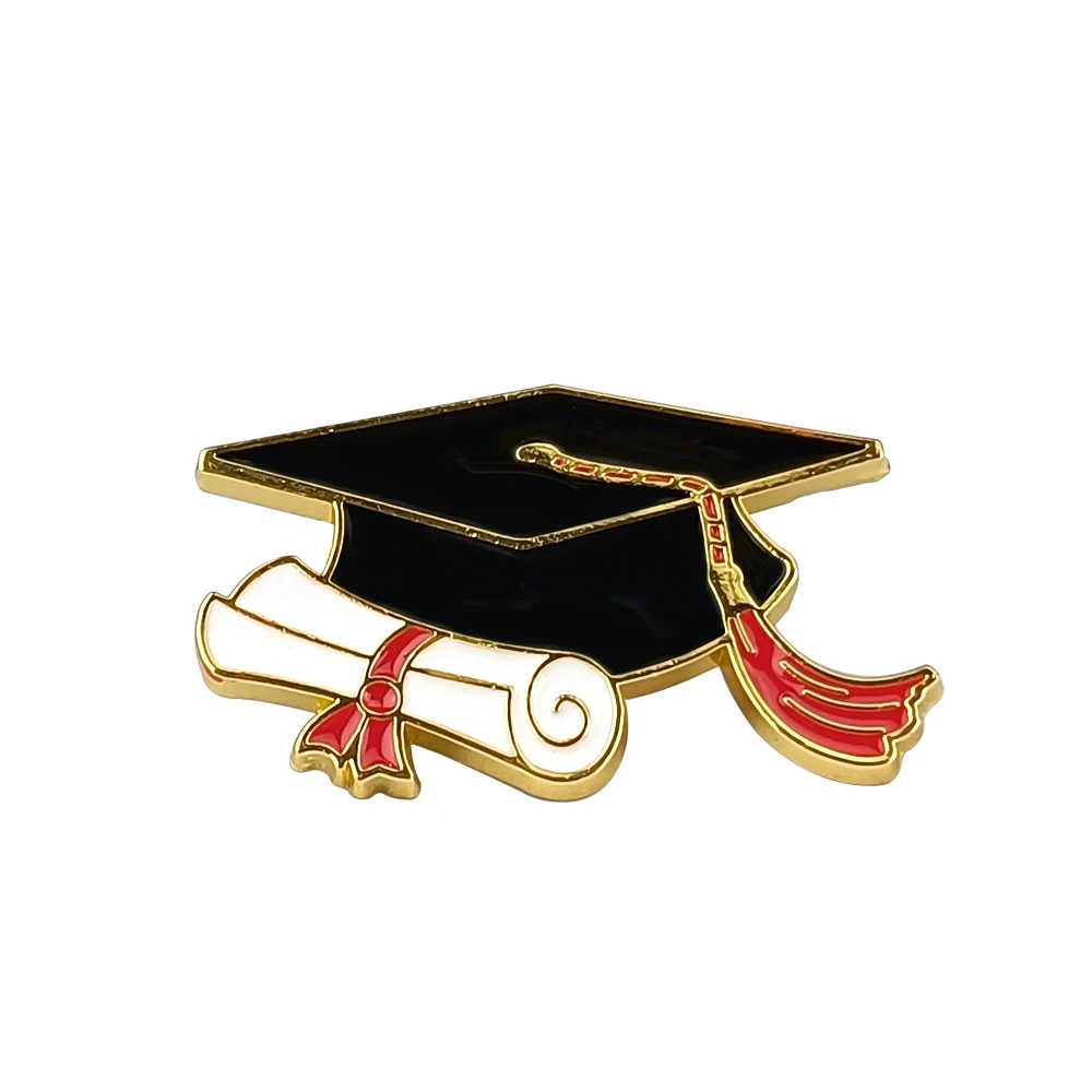 Travel Explore Enamel Cartoon Pins Suitcase Passport Graduation Trip Cap Brooch Set for Women Men