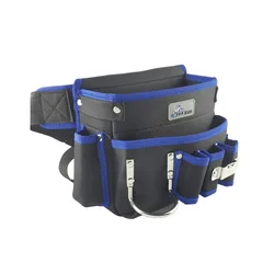 Wear Resistant Tool Kit Woodworking Nails Woodworking Special Cowhide Nail Bag Multi-functional Waist Bag for Construction Site