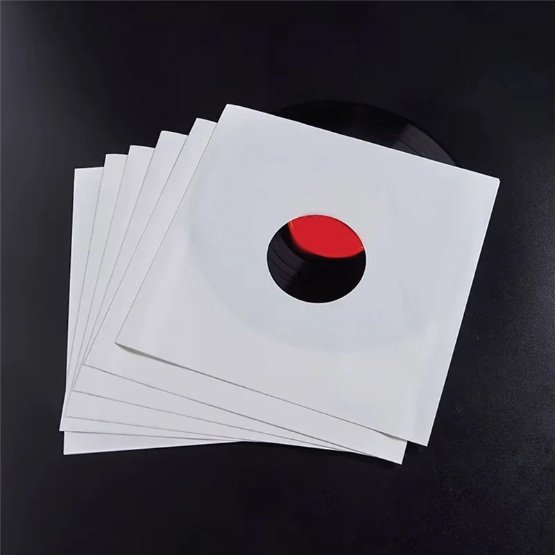 A95Q-10Pcs واقية لأكمام تسجيل الفينيل-ألبوم LP يغطي أكياس تخزين ورق الكرافت المركبة للفينيل