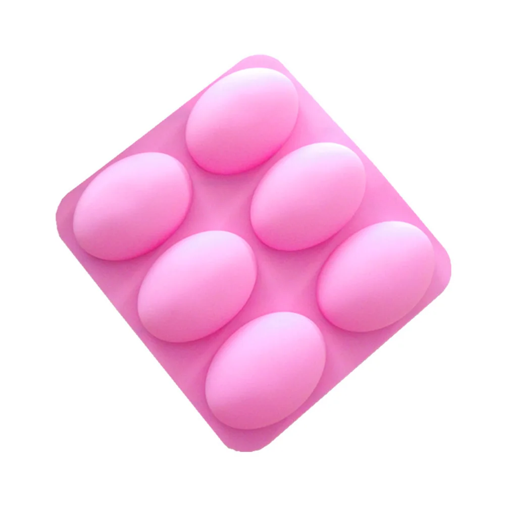 Moule à savon rectangulaire et ovale en silicone ionEgg avec motifs de feuilles, 2 pièces