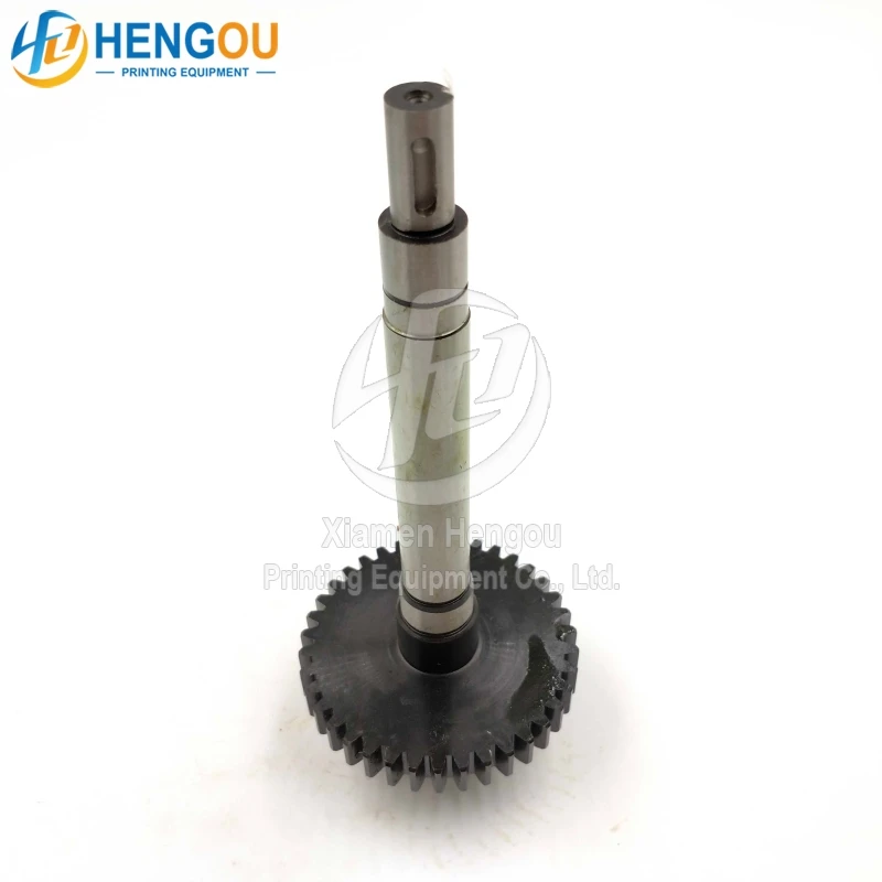 FREE SHIPPING SM74 gear shaft M2.030.510 Hengoucn SM74 PM74 machine gear shaft 38 teeth