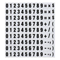 120 Pieces Magnetic Numbers Mathematical Operation Magnets Calendar Dates Indicators for Whiteboard Fridge