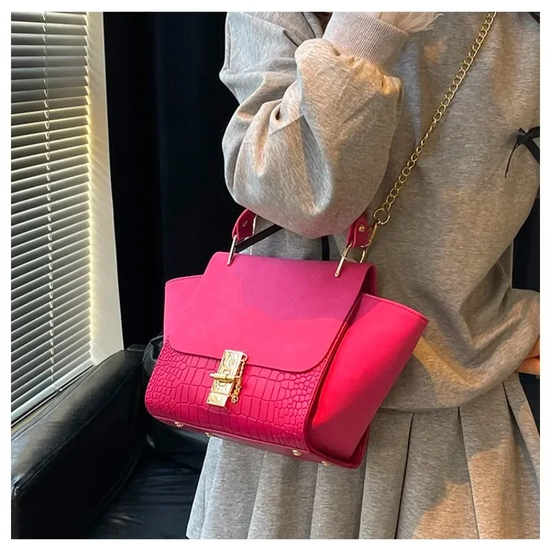 

Premium Ladies Leather Crossbody Bag, Famous Designer Shoulder Messenger Handbag For Trendy Fashionistas