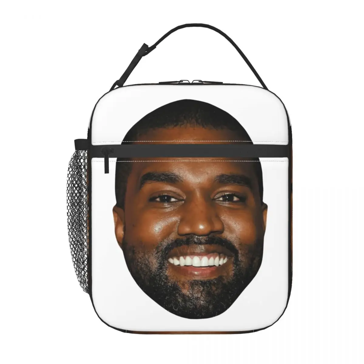 Custom Funny Kanye West Meme Lunch Bag Women Warm Cooler Insulated Lunch Box for Kids School Children