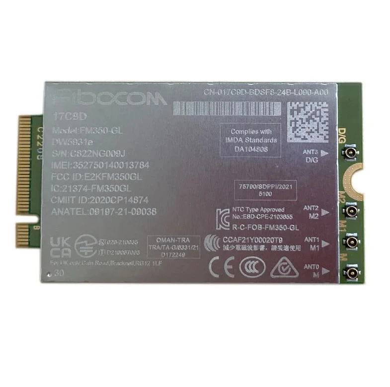 HH 2026 Fm350 Gl Dw5931E 5G M 2 무선 모듈 호환 Latitude 7440 5531 9330 3571 노트북 5G 통신 하드웨어